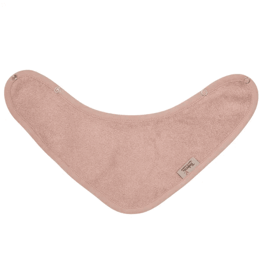kwijlslabbetje dubbellaags, misty rose - TIMBOO