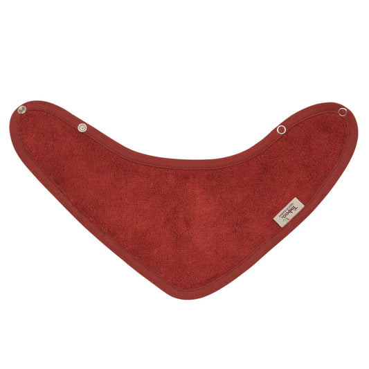 kwijlslabbetje dubbellaags, rosewood - TIMBOO