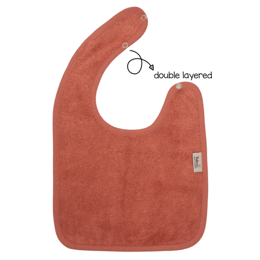 slabbetje dubbellaags, apricot blush - TIMBOO