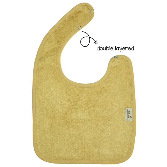 slabbetje dubbellaags, honey yellow - TIMBOO