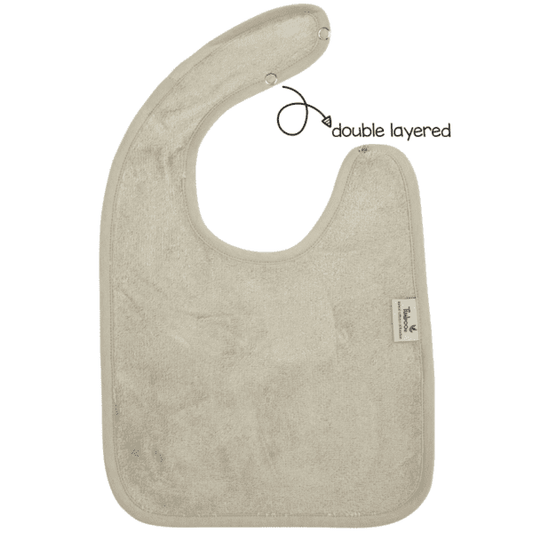 slabbetje dubbellaags, feather grey – TIMBOO