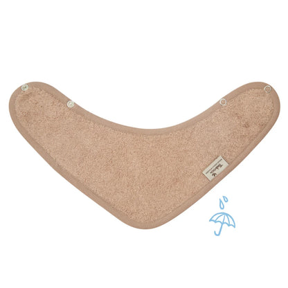 kwijlslabbetje waterproof, savannah sand - TIMBOO