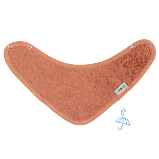 kwijlslabbetje waterproof, sunrise orange - TIMBOO