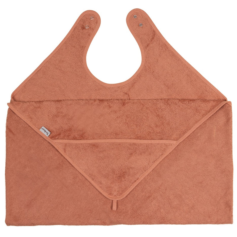 knuffelhandddoek, sunrise orange - TIMBOO
