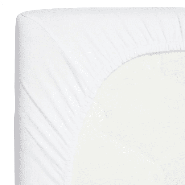 hoeslaken bamboe, 95 x 75 cm, daisy white – TIMBOO