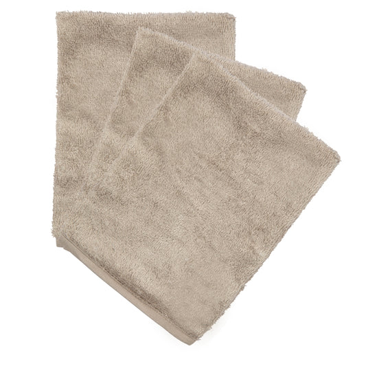 washand badstof, 3-pack, feather grey - TIMBOO