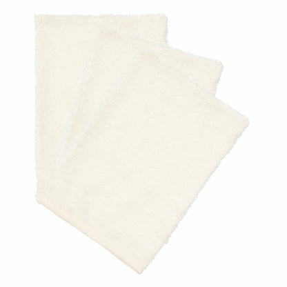 washand badstof, 3-pack, daisy white - TIMBOO