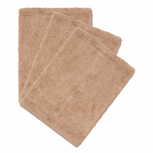 washand badstof, 3-pack, savannah sand - TIMBOO