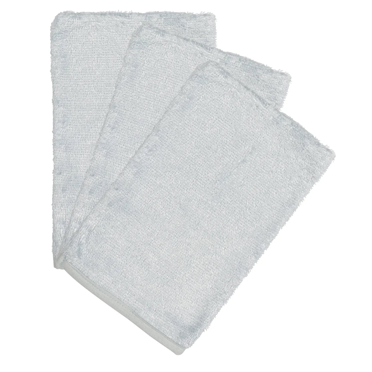 washand badstof, 3-pack, riviera blue - TIMBOO