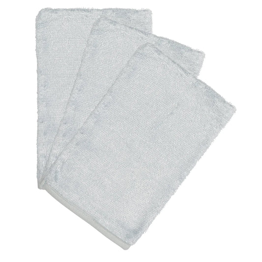 washand badstof, 3-pack, riviera blue - TIMBOO