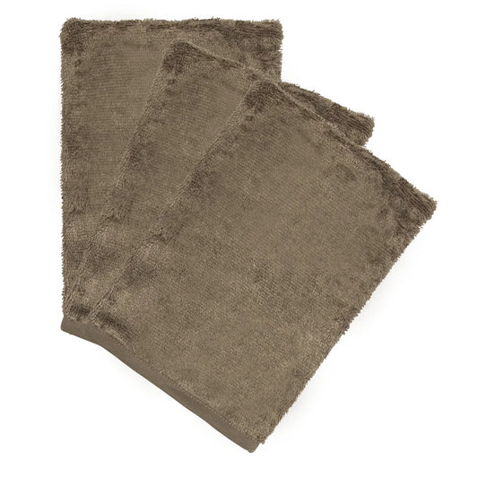 washand badstof, 3-pack, jungle green - TIMBOO