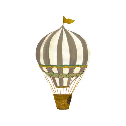 muursticker, retro air ballon, M - THAT'S MINE