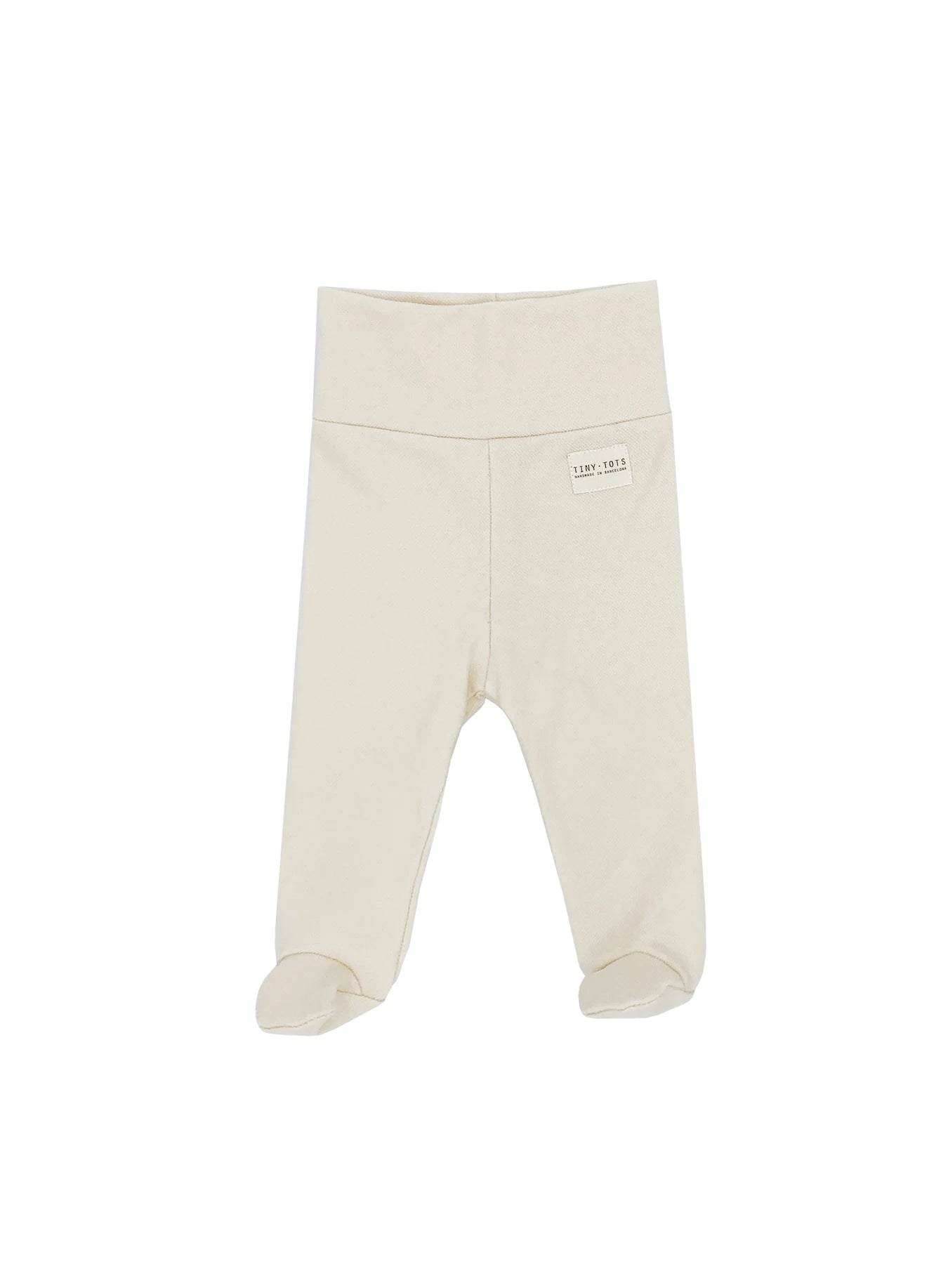 broek met voetjes, ecru - TINY TOTS