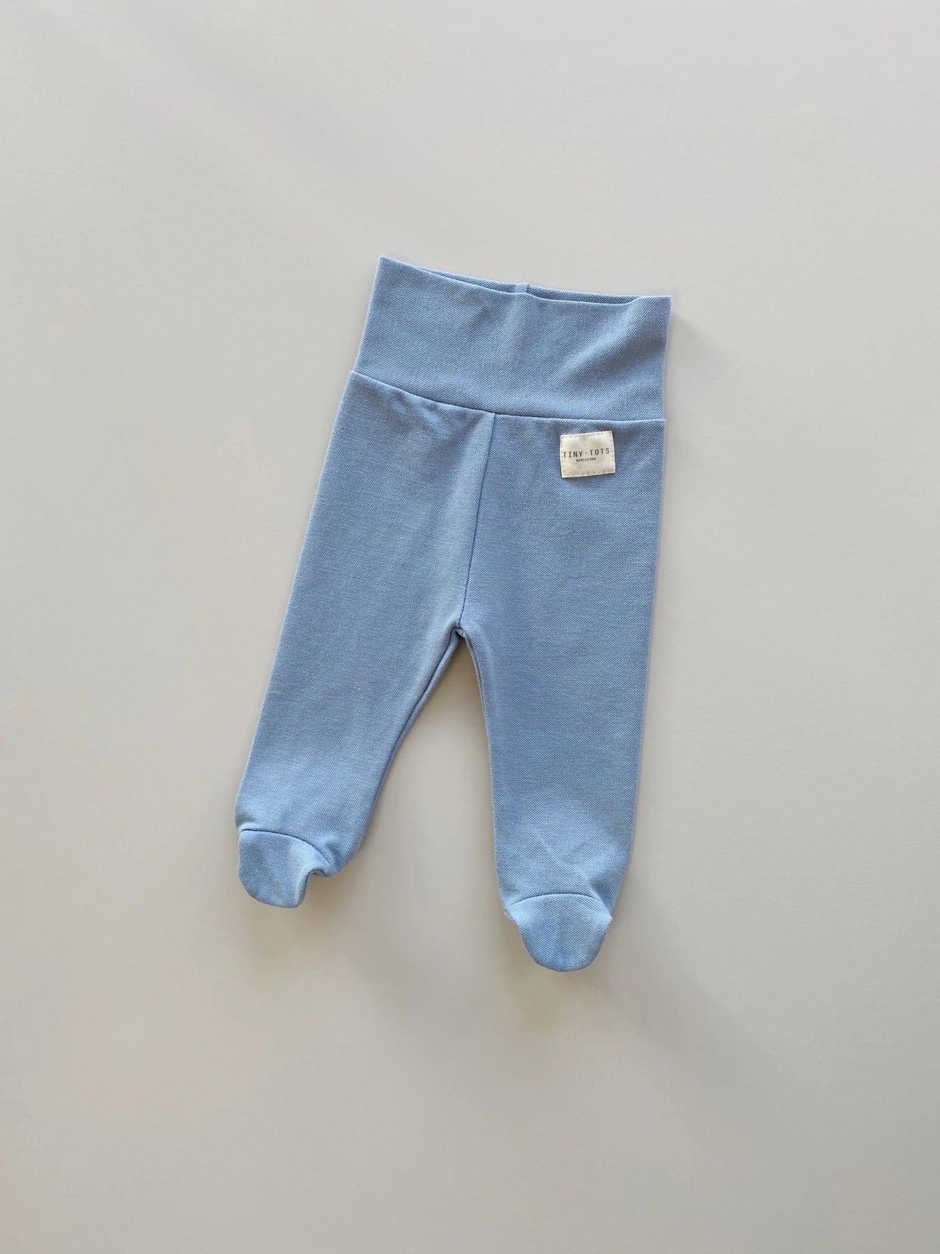 broek met voetjes, ocean blue - TINY TOTS