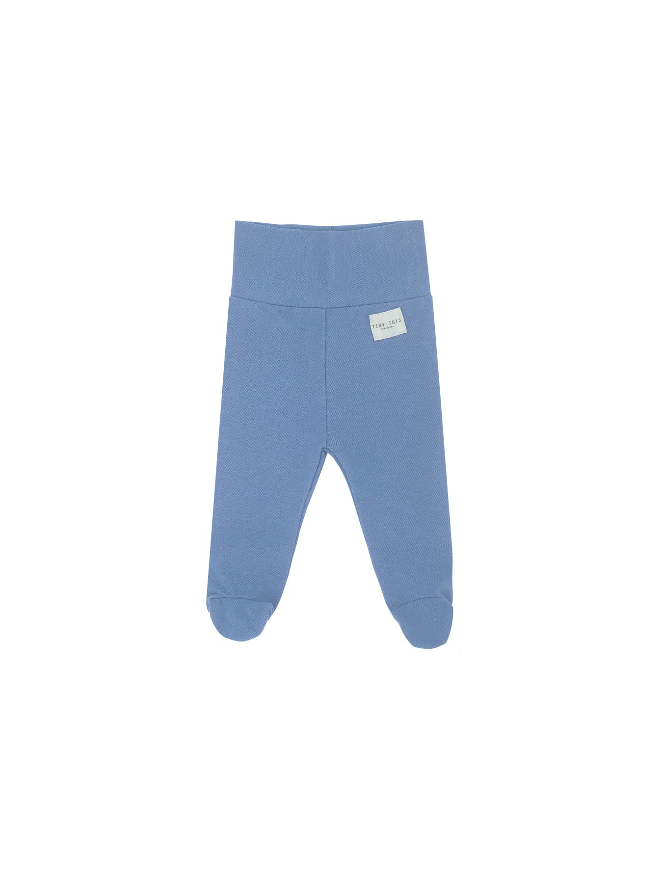 broek met voetjes, ocean blue - TINY TOTS