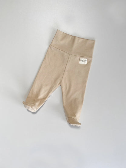 broek met voetjes – TINY TOTS caramel