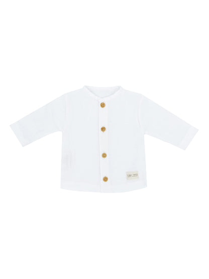shirt mistflower, optic white - TINY TOTS