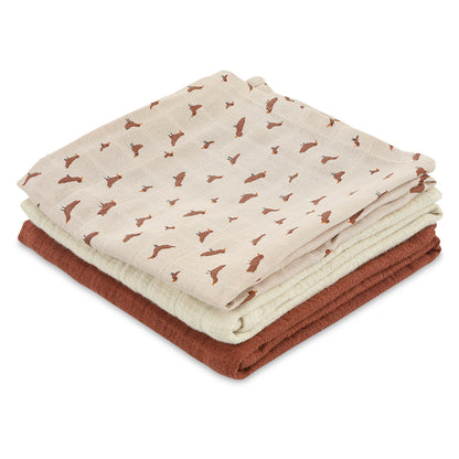 verzorgingsdoek, 3-pack, babbling birds – TRIXIE