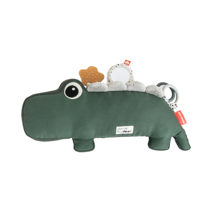 kussen tummy time croco, green - DONE BY DEER