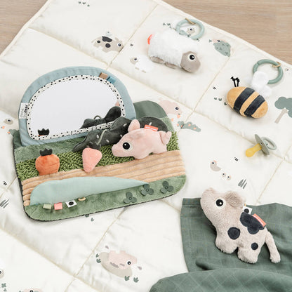 tummy time kussen tiny farm, pigee - DONE BY DEER