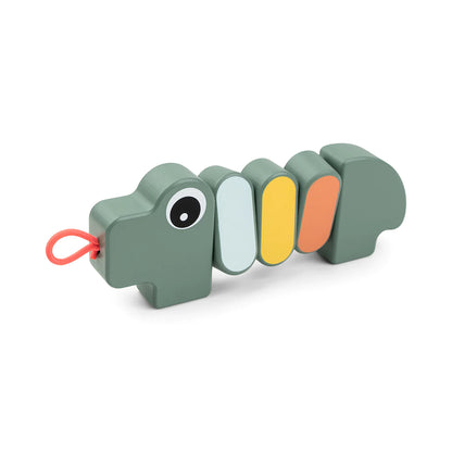activiteitenspeelgoed twist croco, green – DONE BY DEER