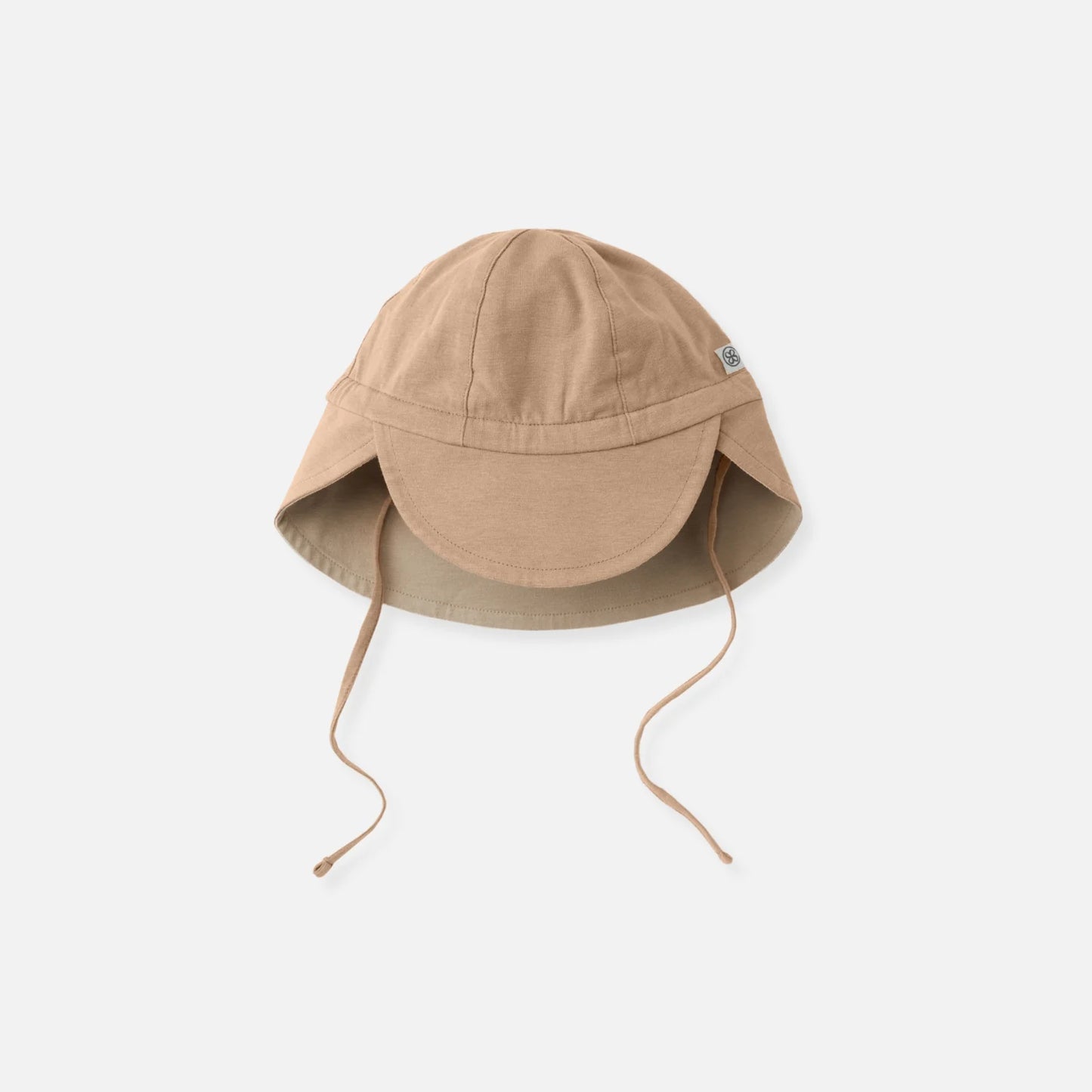 omkeerbaar zonnehoedje UPF 50+, peanut brown/sandy beach - CLOBY