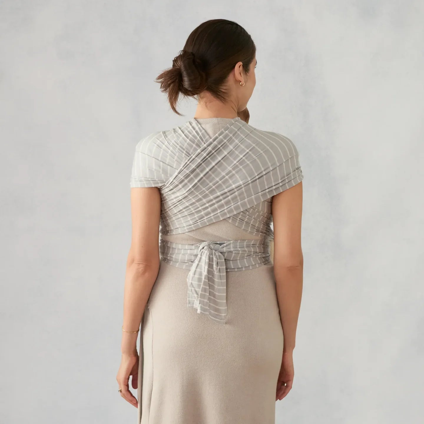 draagdoek aura, grey stripes - ERGOBABY