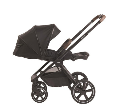 kinderwagen Crios 4.0 + regenhoes, black - PERICLES