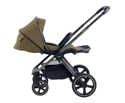 kinderwagen Crios 4.0 + regenhoes, olive - PERICLES