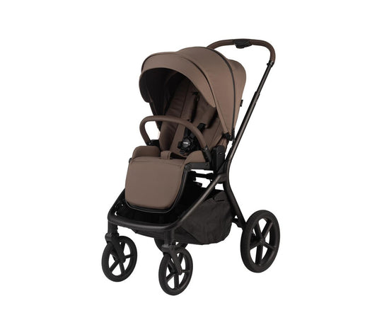 kinderwagen noa + regenhoes, chocolate - PERICLES