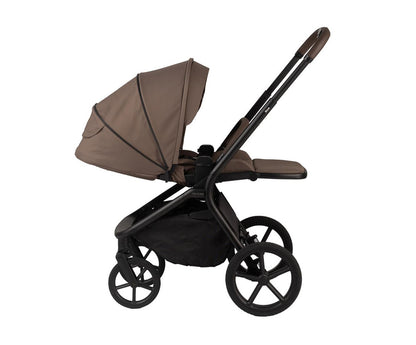 kinderwagen noa + regenhoes, chocolate - PERICLES