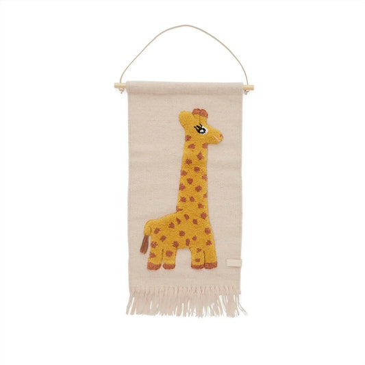 wandtapijt, giraffe - OYOY