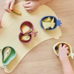 snackkommen set yummi, strawberry & cherry - OYOY