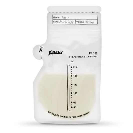 bewaarzakjes moedermelk,  220 ml x 100 - ALECTO