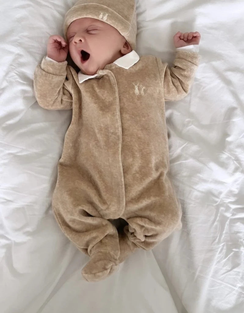 babypak, velours boy, camel - POETREE KIDS