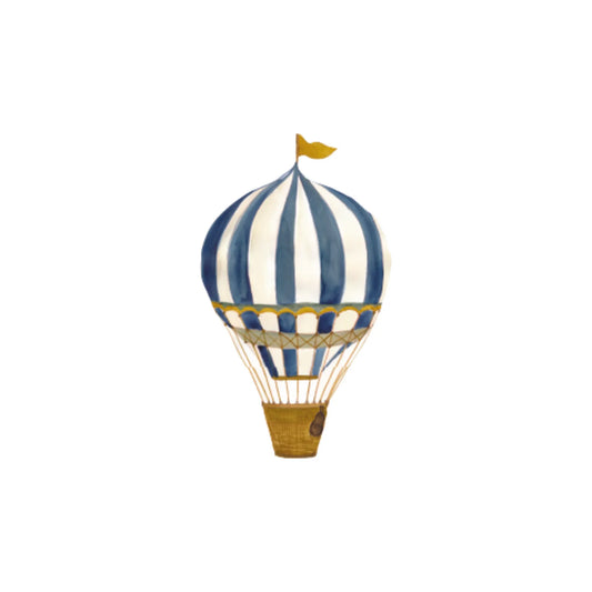 muursticker S, retro air balloon, blue - THAT'S MINE