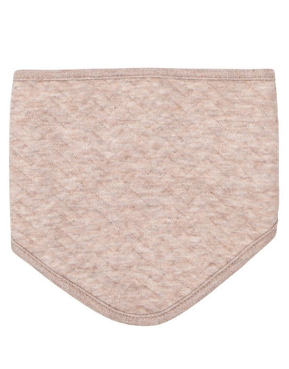 kwijlslabbetje, chevron light camel - POETREE KIDS