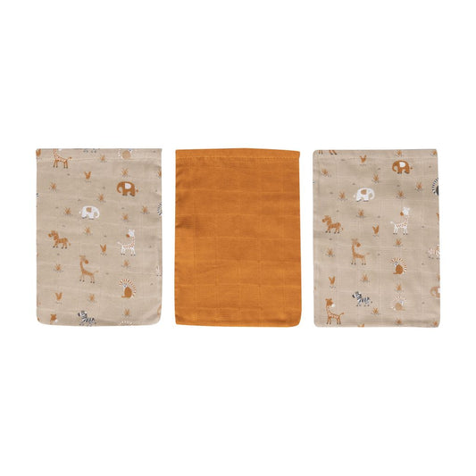 washand tetra, 3-pack, steppe - BEBE-JOU