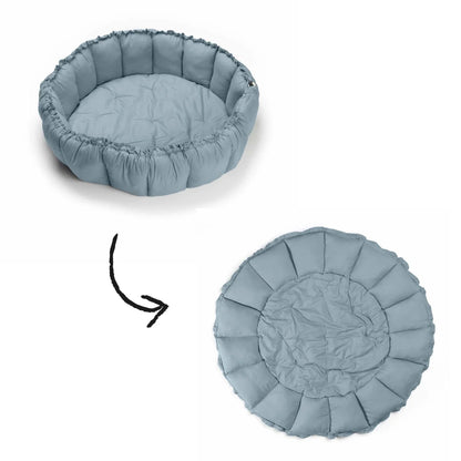 speeltapijt bloom, dusty blue - PLAY & GO