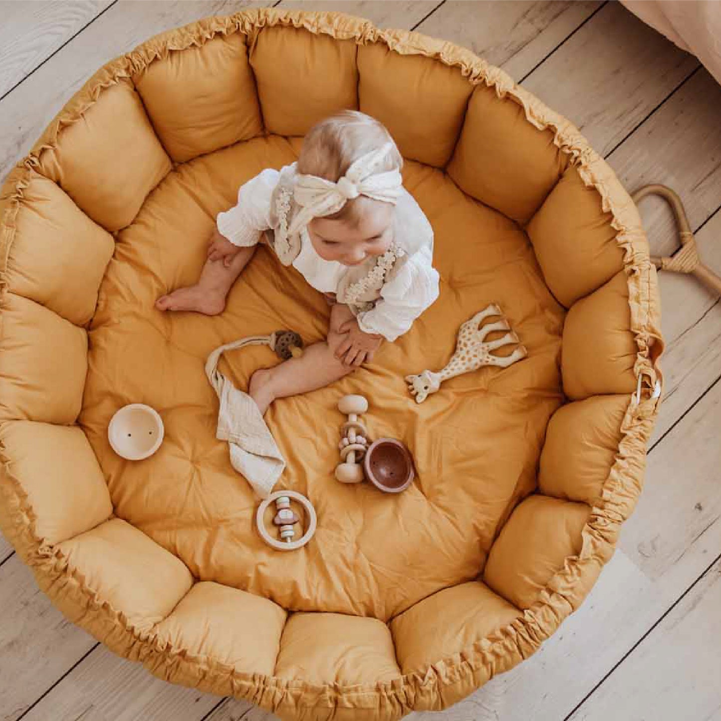 speeltapijt bloom, mustard - PLAY & GO