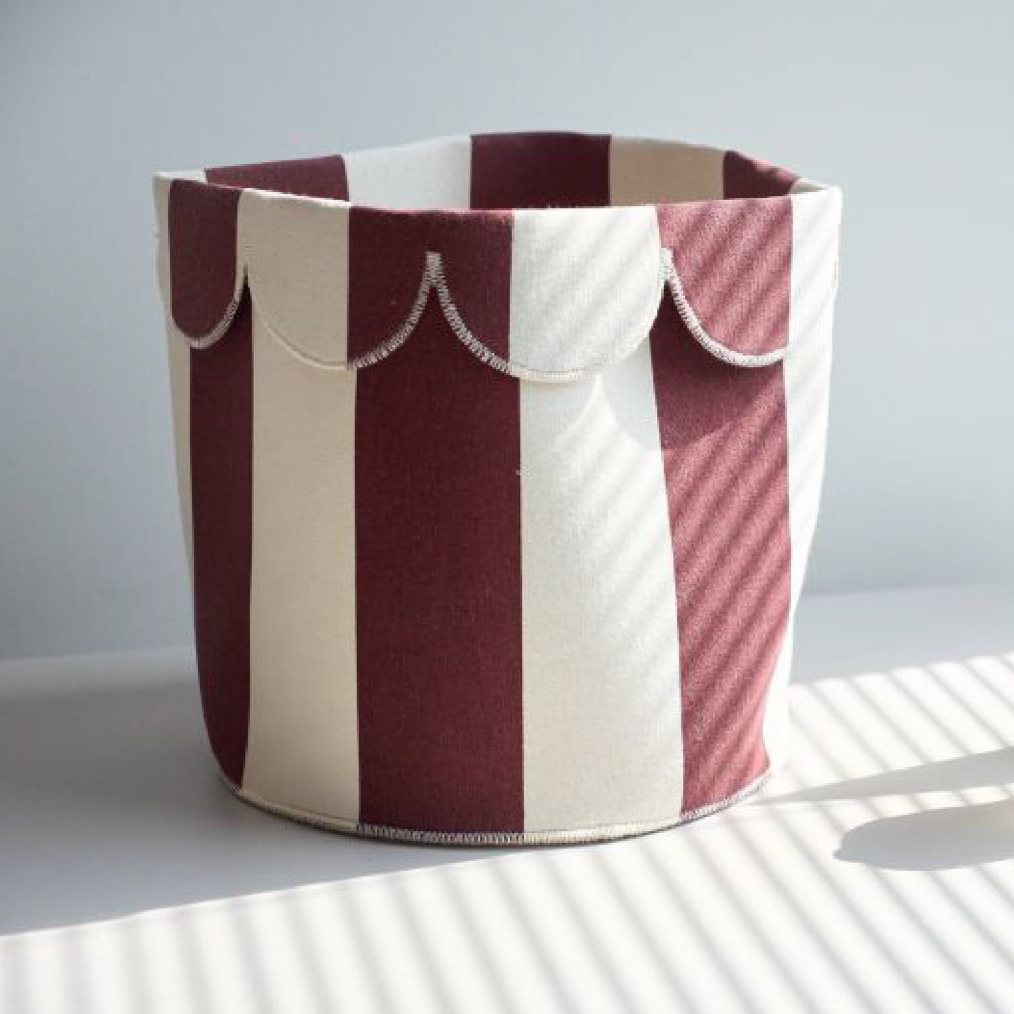 opbergmand biscuit dreams, 20x25, burgundy - CHILDHOME