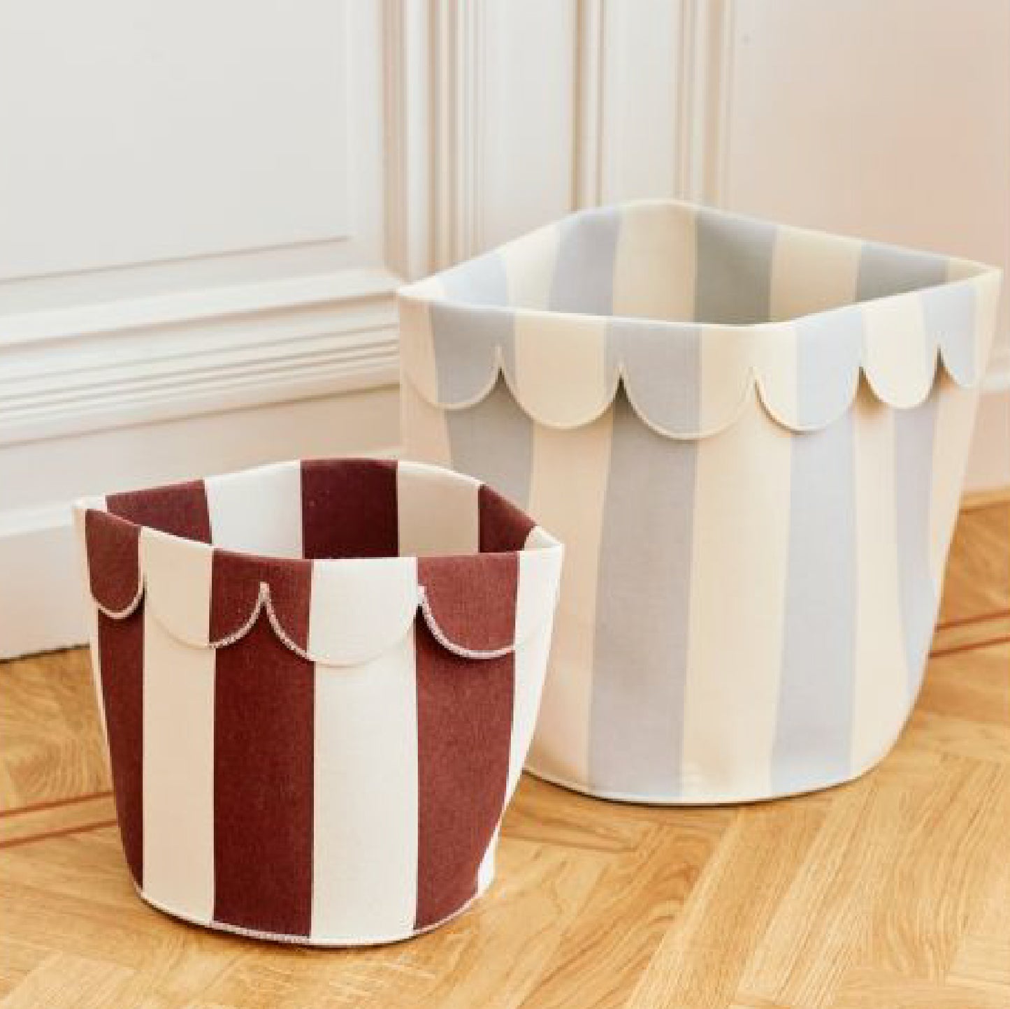 opbergmand biscuit dreams, 20x25, burgundy - CHILDHOME