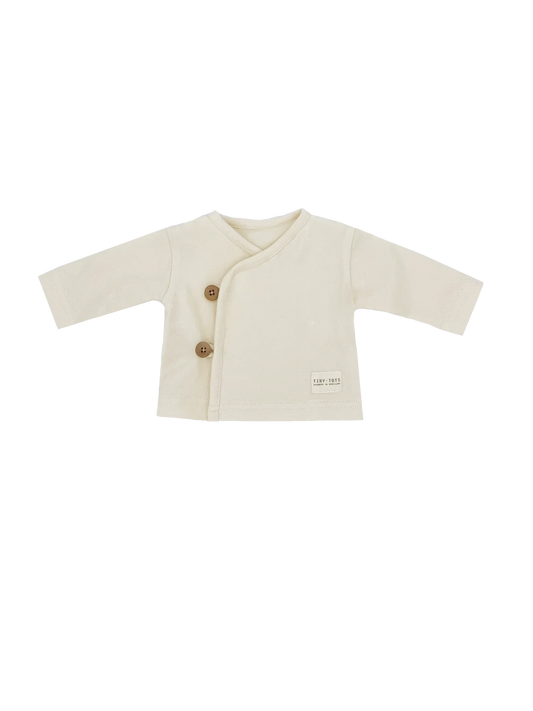 shirt celosia, ecru - TINY TOTS