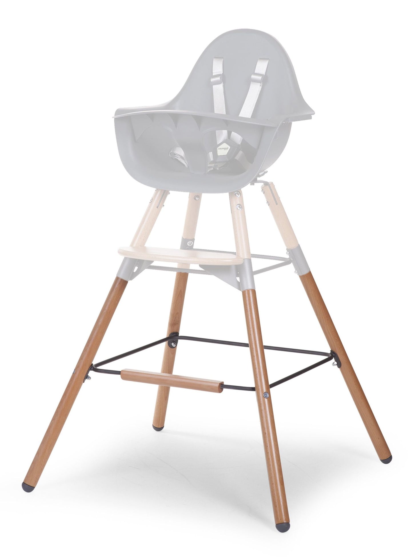 meegroeistoel evolu 2, set lange poten, naturel ant - CHILDHOME