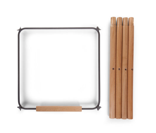 meegroeistoel evolu 2, set lange poten, naturel ant - CHILDHOME