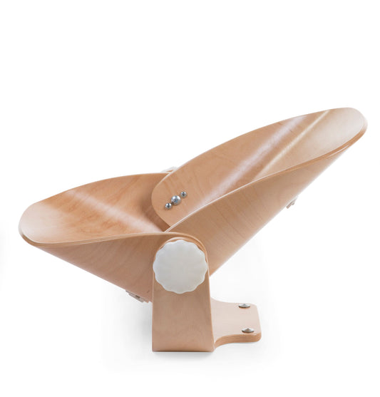 meegroeistoel evolu 2, newborn seat, hout - CHILDHOME