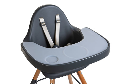 meegroeistoel evolu 2, eettablet, antraciet - CHILDHOME