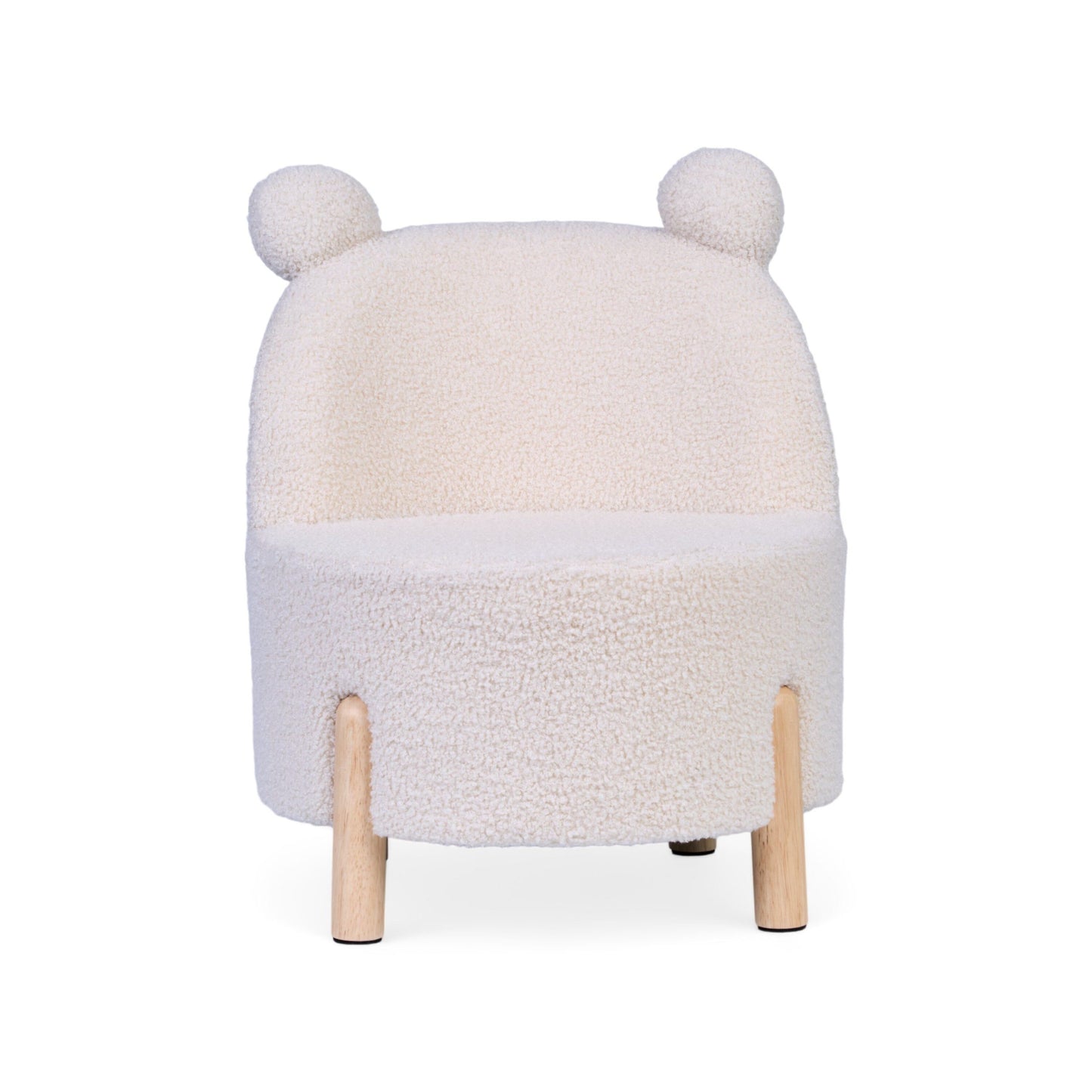 stoel voor kinderen teddy, ecru naturel - CHILDHOME