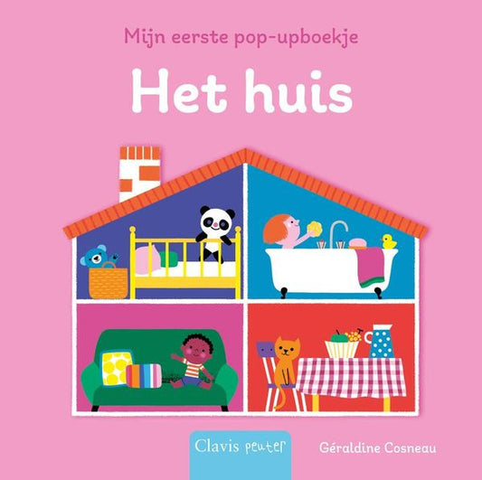 pop-up boekje, Het huis - CLAVIS