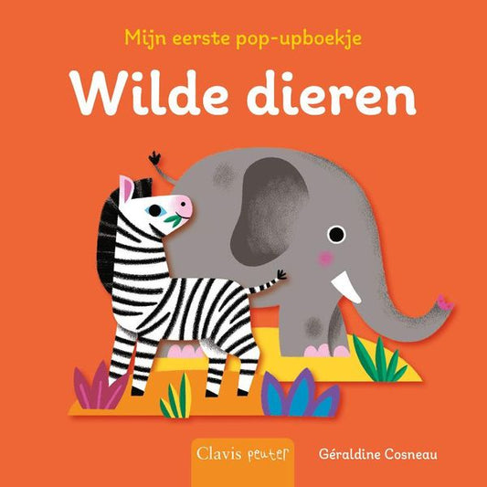 pop-up boekje, Wilde dieren - CLAVIS